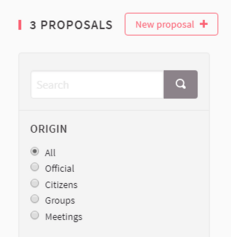 Create official proposal