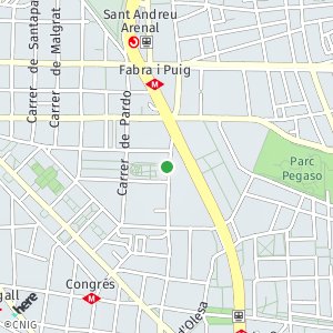 OpenStreetMap - Carrer de Concepción Arenal 165, El Congrés i els Indians, Barcelona, Barcelona, Catalunya, Espanya